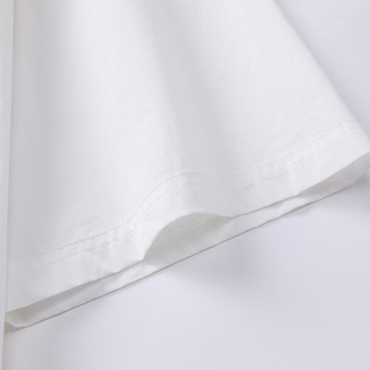 Charles Peach Herz Kurzarm Shirt Herren 2025 Sommer Dünnes Revers Lose Casual Hemd Weiß L.
