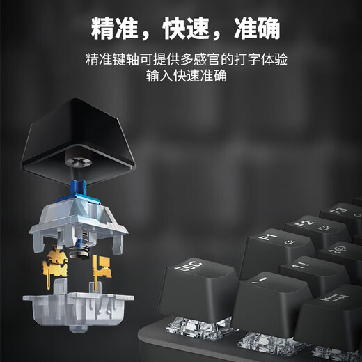 罗技（Logitech） K845机械键盘 有线游戏键盘 办公键盘104键水管工DIY键帽电竞吃鸡节日礼物 K845青轴-艺术大师