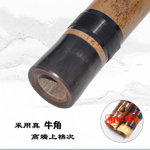 La flûte à la main de M. Guanzi section de flûte réglée de flûte violet flûte de bambou vieux raffinage professionnel flûte horizontale ancienne style débutant