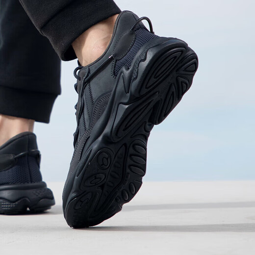 阿迪达斯 （adidas）三叶草男鞋 2025新款运动鞋OZWEEGO复古时尚老爹鞋休闲鞋 9926/深灰色 39 /6/240