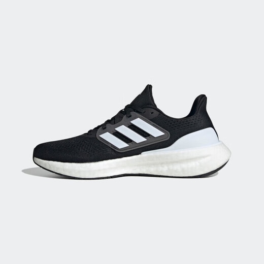 阿迪达斯（adidas）官方男鞋女鞋 秋季新款运动鞋Pure Boost网面透气轻便缓震跑步鞋 IF4839/黑白/网面透气 (内长220mm) 36