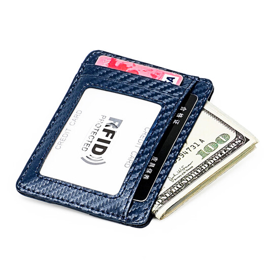 Vanlemn Danemark Antift Brush RFID Ultra-fibre US Dollar Clip European and American Wallet Shield Anti-Demagnetization Card Clip Card Fashion Card Pack Black