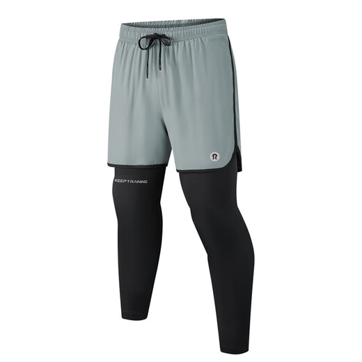 Lulu Lulu 丨 Aurara 丨 Shorts Männer und Frauen, die Fitness-Yoga-Unbekannterhosen leiten 723 Grau 3xl 155-170