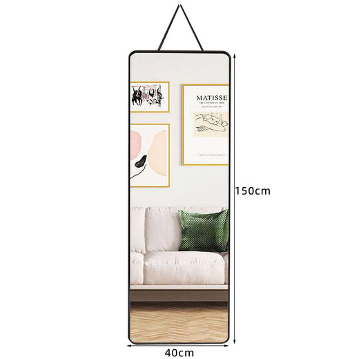 Anerya Ganzkörperspiegel Spiegel Spiegel mit Wand hängend Wand hängende Heimschlafzimmer Schlafzimmer Schlafzimmer großer sitzender Spiegel Weiß 1