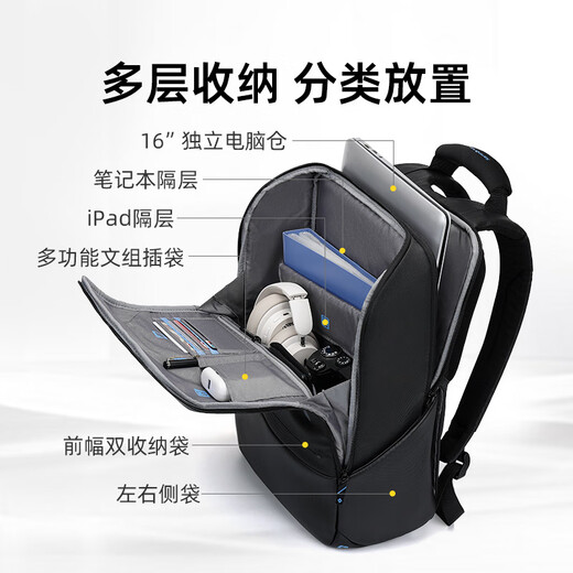 Samsonite (Samsonite) Business-Pendel-Rucksack Großer Computertasche 16-Zoll-Rucksack für Männer und Frauen Rucksack High-End-Schultaschen Mode-Geschäfts Reisetasche