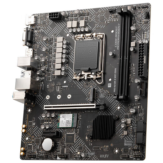 微星MSI B660M B760M Z790 B660迫击炮Mortar爆破弹WiFi Z690刀锋钛台式电脑主板电竞游戏主板 PRO H610M-G WiFi D4