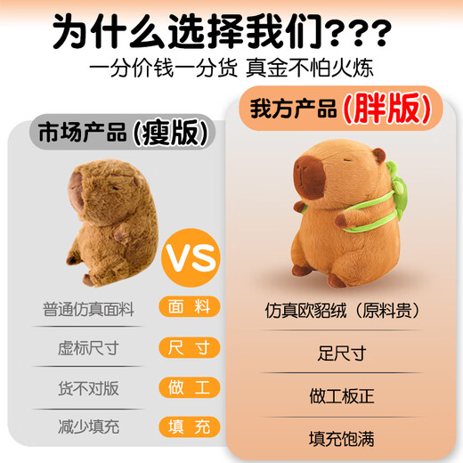 Panda Bear Capibala Doll Doll Plush Toy Cloth Doll Capybara Marmot Pillow Children's Birthday Gift Girls