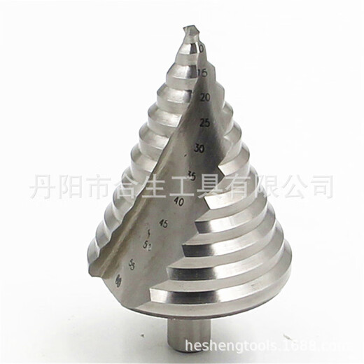 Kezhitu Personal personalizado de 6-60 mm Aperre de gran tamaño Groove Spiral Groove Step Sutad Torre de perforación blanca Taladro Triangular Taladro Triangular Instalación de tuberías de plástico de 6-60 mm [679g]