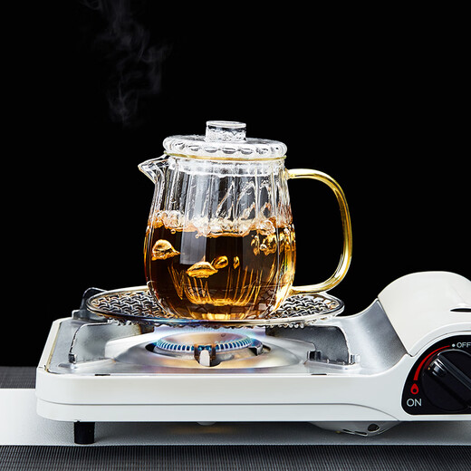 Mesni thickened glass teapot glass tea infuser filter teapot kung fu tea set