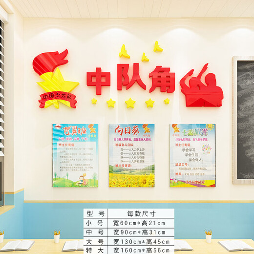 定制荣榜展示墙教室3d立体班级布置荣誉墙学习角辅导装饰文化墙贴  3878班级荣誉墙：A款   中