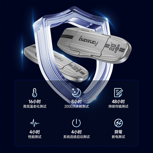 梵想DU系列 USB3.2/Type-C双接口 高速固态U盘 手机电脑两用 扩容备份 大容量优盘 支持苹果15/16 DU120-512G【读速1050MB/S】性能款