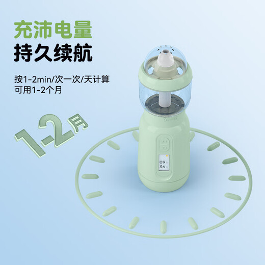 喵医生电动吸洗鼻器儿童婴儿成人家用生理盐水鼻炎喷剂喷雾化鼻腔冲洗器 【儿童通用款】高端显屏洗鼻器NS2A3