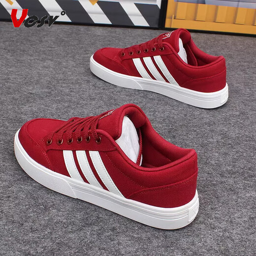 VCSV Light Luxury Board Chaussures Chaussures masculines 2025 Été Nouvelle chaussure de tissu confortable Chaussures décontractées pour hommes pour hommes Chaussures Chaussures hommes Noir [chaussures de planche haut de gamme] 40