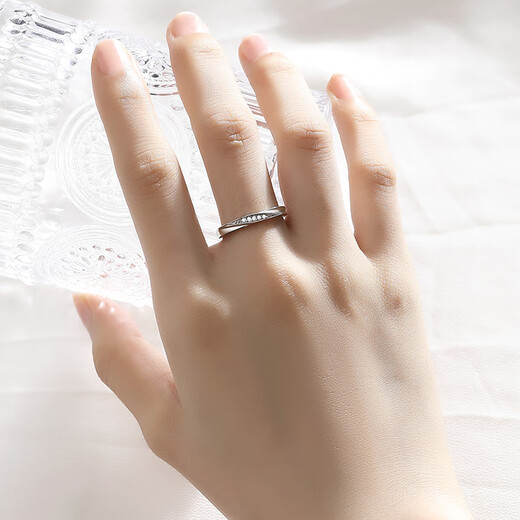 Saint-Jaromobius ring couple ring men's and women's pair 999 sterling silver ring birthday gift for girlfriend