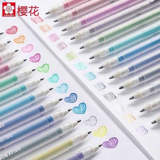 Sakura Tiara Star Sten Stifte Zodiac Sparrow Stift 12 Farbe Kritzelei Helle Farbe Geburtsstein Grußkarte Handkonto farbig neutraler Stift 724 #purple 1