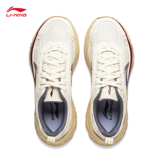 Li ni ning et wang chuqin même anneau d'étoile chaussures décontractées chaussures masculines 25 nouveaux chaussures de papa polyvalent rétro épaisse en améliorant Agcv111