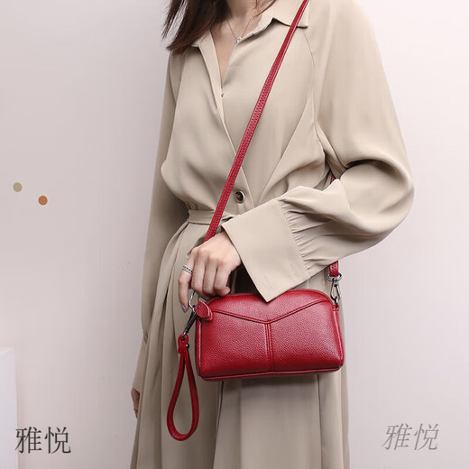 YAYUE middle-aged women's shoulder crossbody bag 2024 mom bag summer mini bag simple versatile clutch black