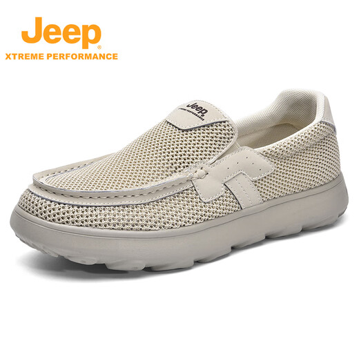 Jeep Herrenschuhe für den Sommer 2025 Neue Leinwandschuhe für atmungsbezogene dünne weiche Sohle -Mesh -Schuhe für Männer.
