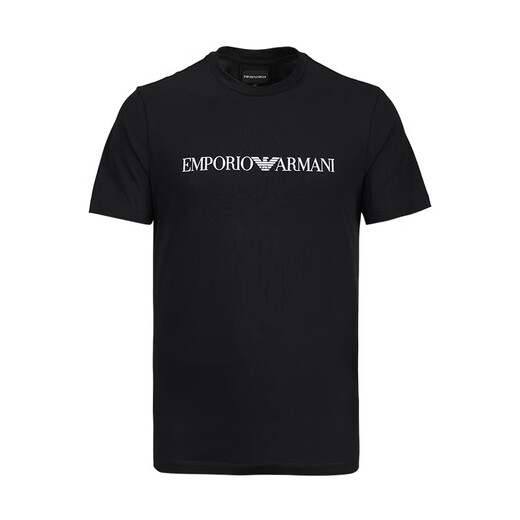 
Armani (ARMANI) Men's Classic Versatile Fashion T-shirt 12006 Gift Black S