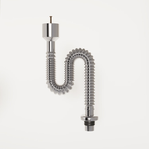 Dezhong urinal sewer pipe drainage pipe p215 2 pieces pack 85 cm