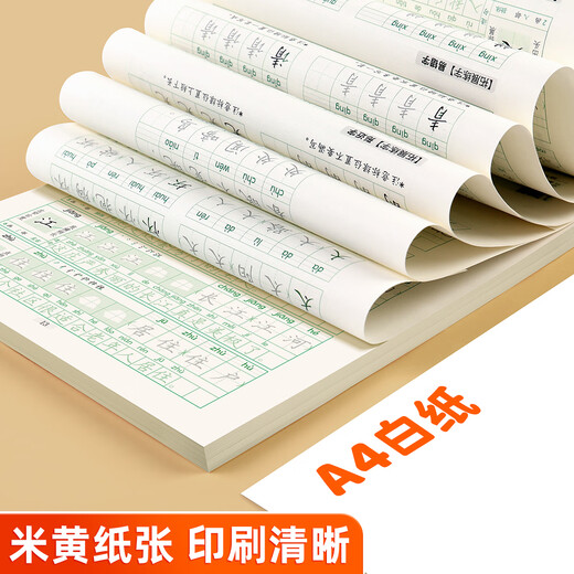 Shuxing Primary School Chinese Language Simultaneous Practice Copybook 1st, 2nd and 3rd Grade People's Education Edition Special Training Hard Pen Calligraphy Tracing Book 3rd Grade Volume 2