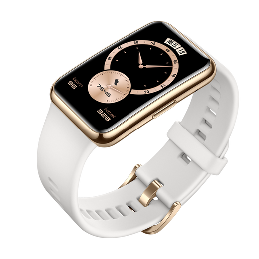 
Huawei [Goddess Gift Recommendation] Huawei Watch Women's Watch Fit Sports Intelligent 2 Generation Wearing Heart Rate Sleep Physiology NFC Scan the QR code to pay for Blood Oxygen 520 Gift Stainless Steel Frame | Upgraded Version Frosting White - Offer Rose Gold Milan Steel Belt