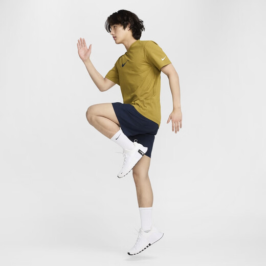 Nike (Nike) Official Hyverse Dri-Fit Men's Protection Sun Protection à séchage rapide T-shirt d'été à manches courtes HV4882 399 DÉSER