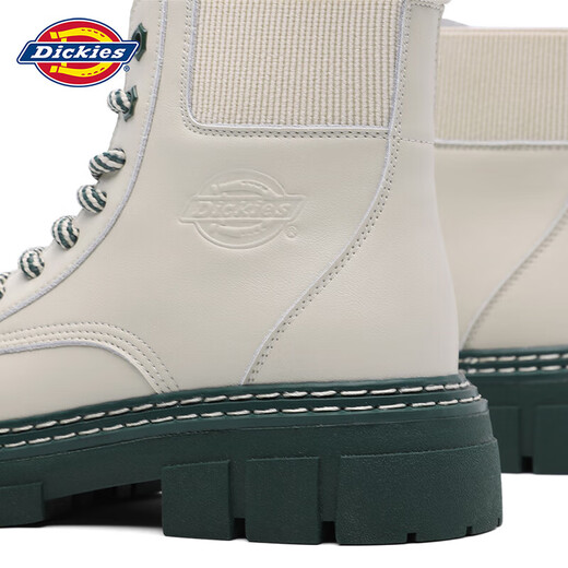 Dickies Bottes Martin Fomes à la mode Boots de travail polyvalent haut de gamme Bottes de femmes Bottes Beige 36