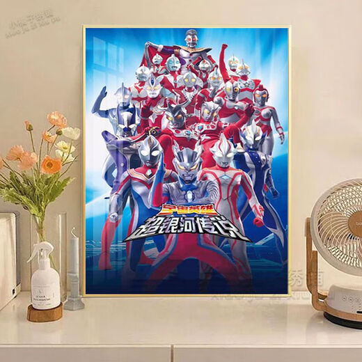 Dibujos animados 120 piezas Puzzle plano niños Puzzle adulto Desarrollo de juguetes Desarrollo de inteligencia Descompresión Handman Ultraman-Upgrado engrosado 120 piezas