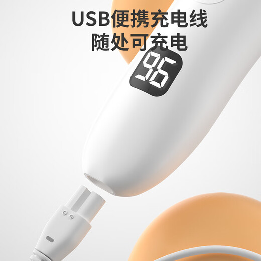 ERGOBABY Pet Shaver, Dog Electric Clipper Hair Clipper, Electric Clipper Trimmer, Pet Cat Shaver, Waterproof White