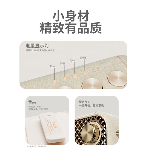 Aishomei k16 little bee loudspeaker teacher's special girl class teaching microphone outdoor tour guide shopping guide explanation portable speaker black