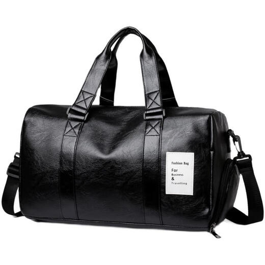 New crossbody bag men's bag handbag large capacity business trip shoulder bag men men and women carry bag leisure travel bag black