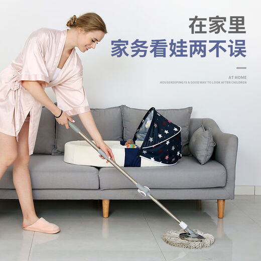 Yusenyi Portable Bed-in-Bed Crib Newborn Anti-Shock Uterus Bionic Bed Anti-pressure Sleeping Artifact SN55 Bed-in-Bed Naked Bed Blue