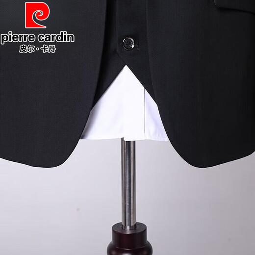 Pierre Cardin Suit Men's Business Slim Profess-Traje formal Formal para hombres El novio del novio Jacket de boda de la boda del novio Doble [traje + pantalones + chaleco + camisa + corbata + caja de regalo] L 170 [traje 100-115 Jin [Jin iguala 0.5 kg]]]