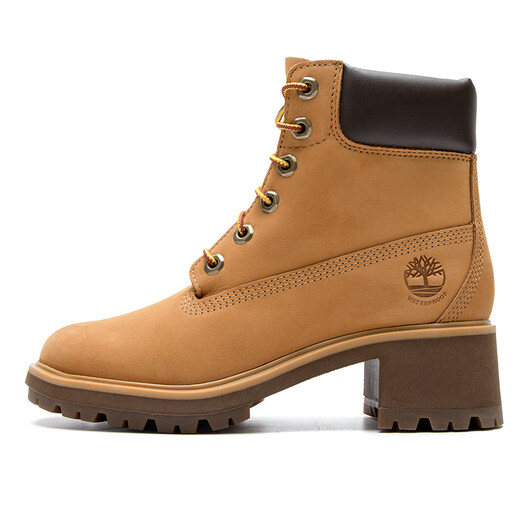 Timberland Martin Boots Frauenschuhe Frühling und Sommer im Freien Wanderschuhe High Top Kicks Paar große gelbe Stiefel Freizeitschuhe 8168r A25bs231/5cm Absatz 36
