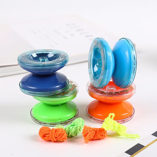 Yo-yo plastique mini dessin animé yo-yo maternelle cadeau puzzle yo-yo yo-yo toys's toys yo-yo 1-orange