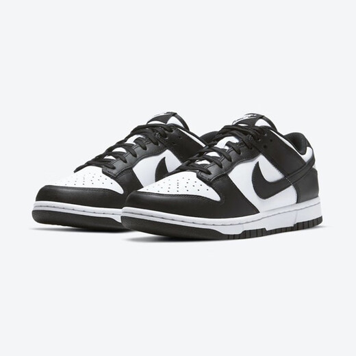 Nike (Nike) Herrenschuhe Dunk Low Retro Casual Shoes Low Top Panda Herren-Wear-Resistant Casual Shoes Männer DD1391-100 Schwarz und Weißer Panda 44