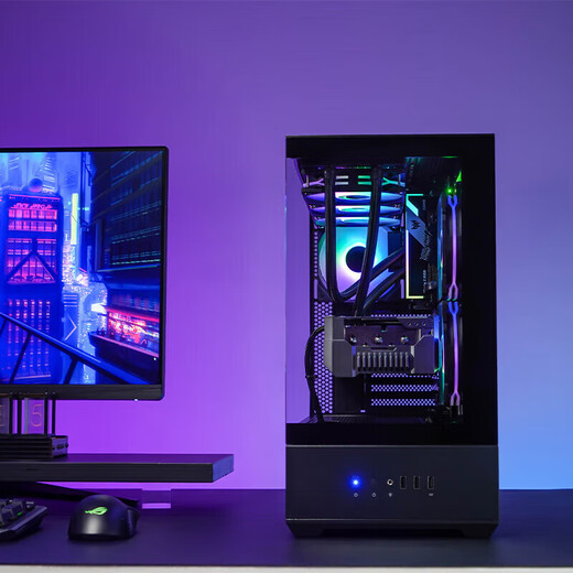 ASUS ROG family bucket 9800X3D 7800X3D ASUS RTX5070 host 5060Ti desktop computer game live broadcast Ai design video editing rendering DIY assembly machine configuration 3 R7-9700X + ASUS 5060Ti Megalodon