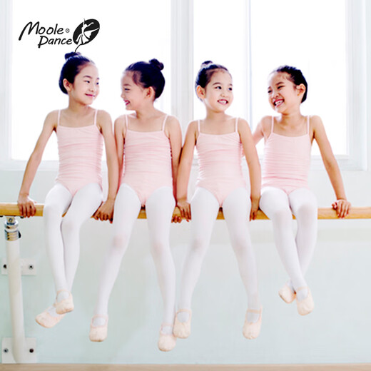 Little Jasmine dance children's dance socks pantyhose girls white pink ballet socks practice clothes practice socks high elasticity not tight