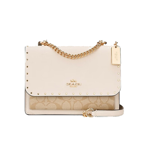 Coach (Coach) Amerikaner Einkaufsagent Coach/Trainer Frauenbeutel Klare gedruckte Kettenbeutel One-Shoulder Crossbody Bag Wandering Bag Orgel Brauner Druck CC878 Größe ca. 26*17*8,8c