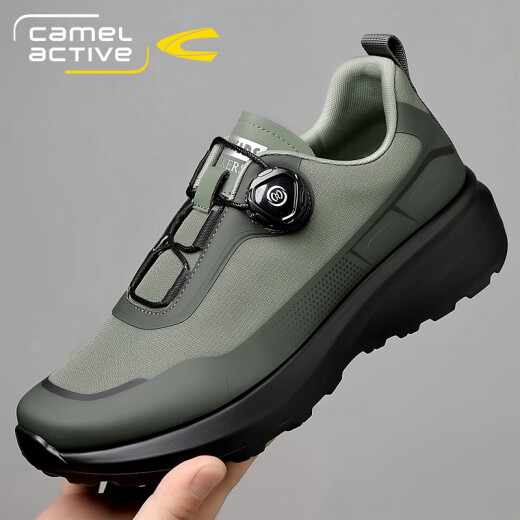 Camel dynamic sports shoes for men's spring new men's casual shoes soft sole non-slip urban outdoor hiking shoes black [soft sole soft surface] non-slip 3527 41 standard leather shoe size