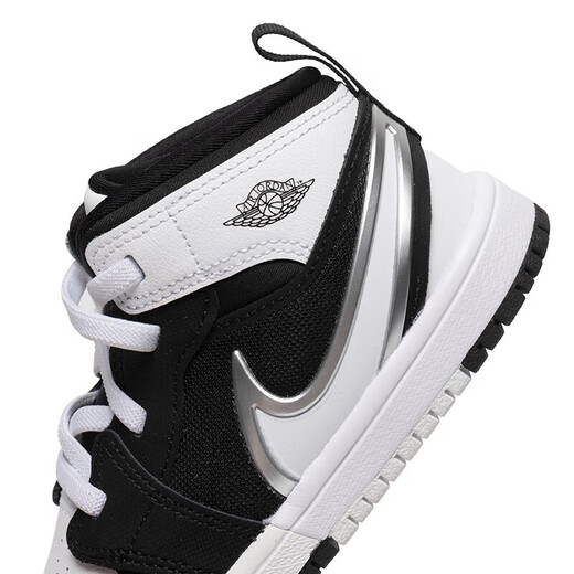 Nike (Nike) 2024 Neue Sneaker Jordan 1 Mid Fashion Teenager Schuhe Kleinkind FQ1283-001 21