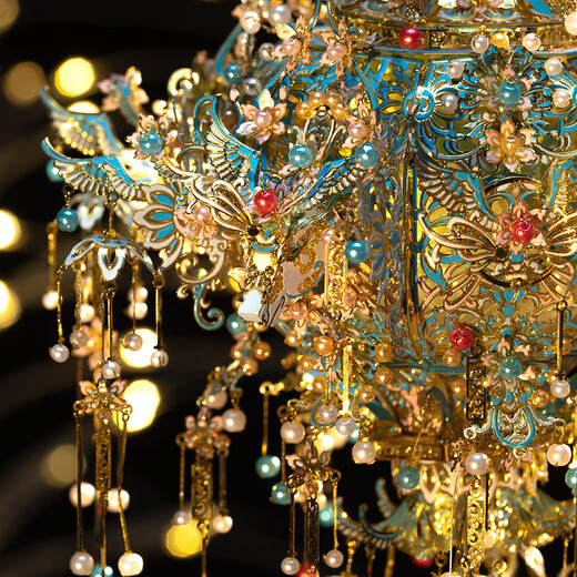 Pincool Boneless Lantern 3d Metal tridimensional Rompecabezas Ornamentos creativos de bricolaje hecho a mano para regalos de San Valentín chino para novia
