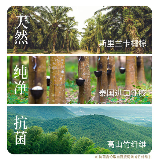 NORDICBABY supports customization of baby mattress natural coconut palm latex newborn child baby mattress kindergarten four seasons style bamboo fiber 1st generation thick 5.5cm 100*56cm