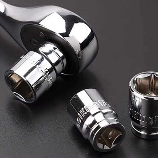 toolking12.5毫米mm六角短套筒扳手电动扳手套筒五金汽修维修 (8mm短套筒)11301
