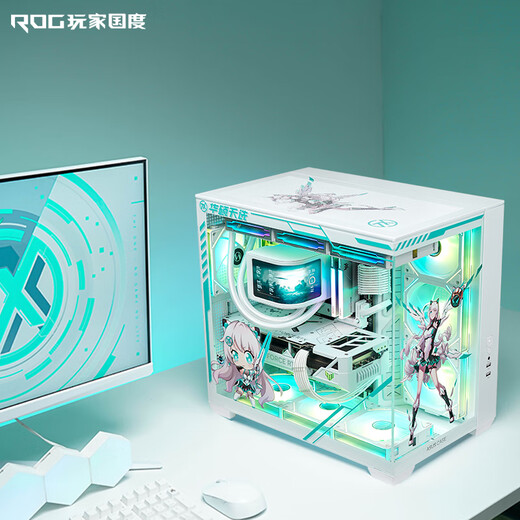 ASUS ROG family bucket 24 installments interest-free RTX5080/5090D/5070Ti/5060Ti graphics card AMD Ryzen 9800X3D console gaming desktop computer complete machine i5 14600KF+RTX5060丨One single host