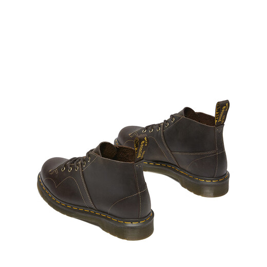 
Martin (DR.MARTENS) Church men and women summer fashion Crazy Horse leather dark brown short boots Martin boots dark brown 37