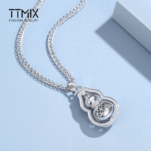 TTMIX rotatable platinum pendant gourd for women pt950 platinum pendant hollow 6.1-6.3g