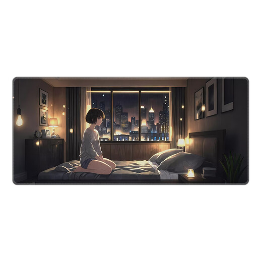 
Fun Extreme Mouse Pad Large E-Sports Game Computer Keyboard Pad Durable Men and Women Personalized Two-Dimension Animation Office Desk Pad versatile Cool High-Precision Writing Computer Keyboard Pad 14128 Dark Night 80 cm x 30 cm x 4 mm