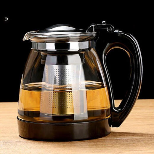 LNGA LANDGRE Germany imported quality glass teapot large capacity teapot teacup set with filter household high temperature resistant tea making single pot 2000ml